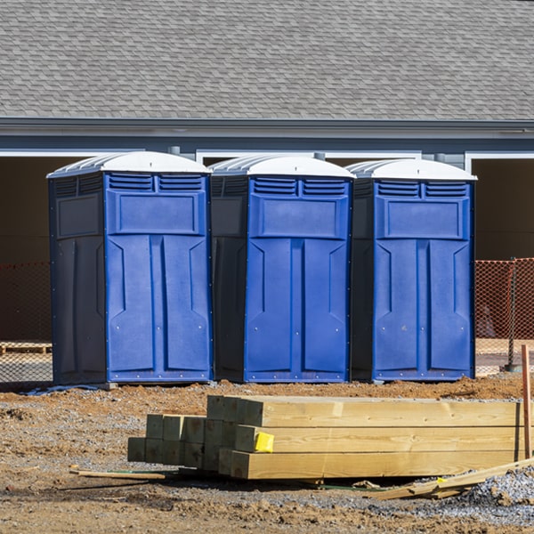 is there a specific order in which to place multiple portable restrooms in Port Penn